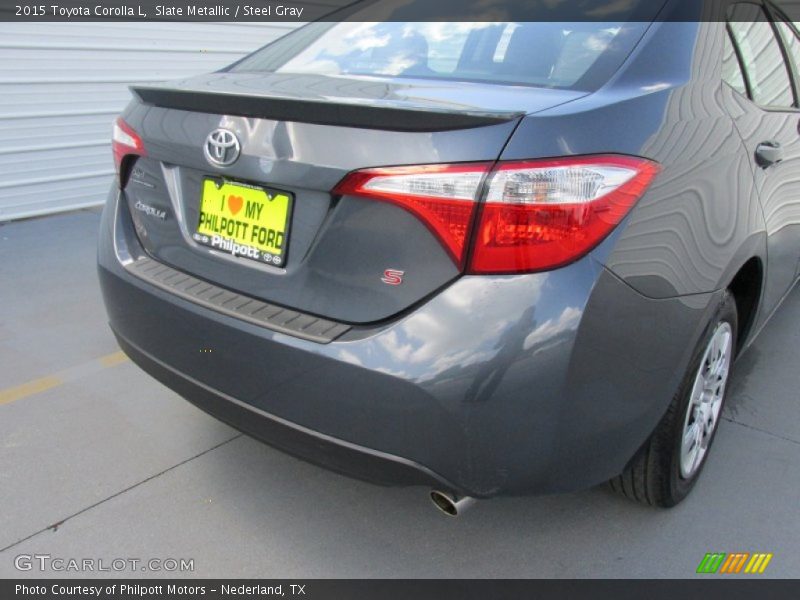 Slate Metallic / Steel Gray 2015 Toyota Corolla L