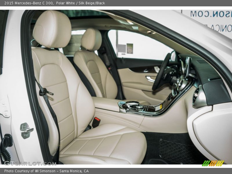 Polar White / Silk Beige/Black 2015 Mercedes-Benz C 300