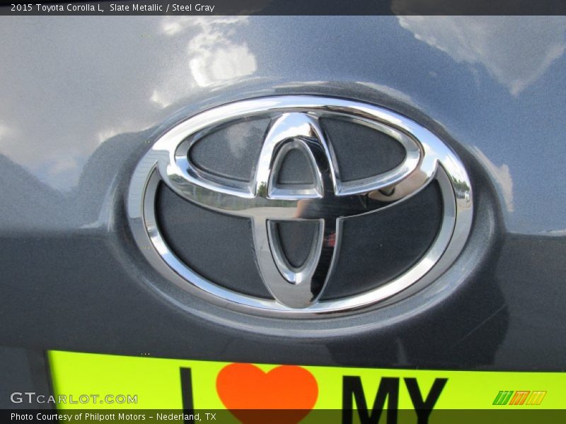 Slate Metallic / Steel Gray 2015 Toyota Corolla L