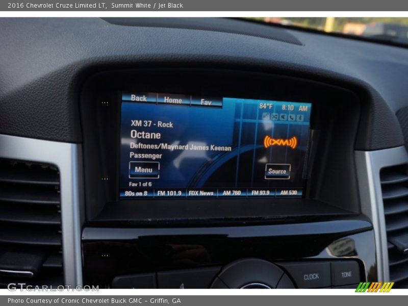 Summit White / Jet Black 2016 Chevrolet Cruze Limited LT