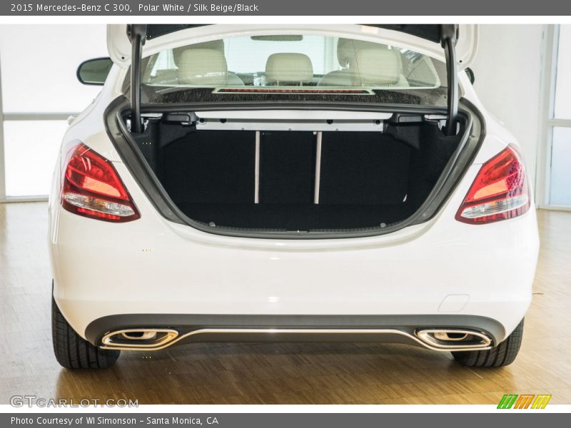 Polar White / Silk Beige/Black 2015 Mercedes-Benz C 300