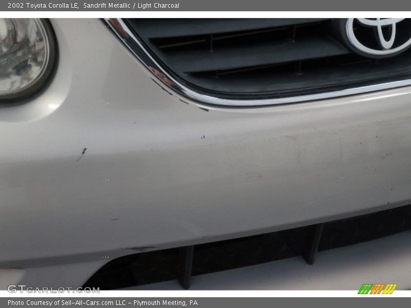 Sandrift Metallic / Light Charcoal 2002 Toyota Corolla LE