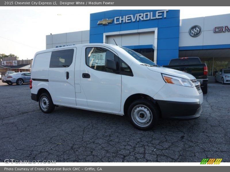 Designer White / Medium Pewter 2015 Chevrolet City Express LS
