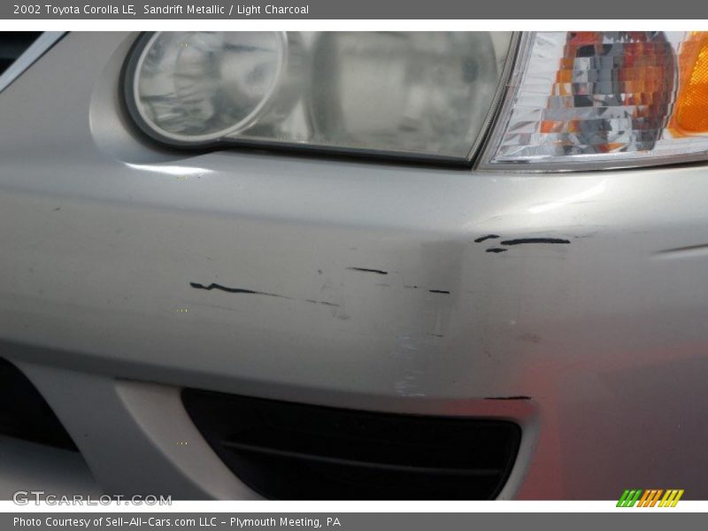 Sandrift Metallic / Light Charcoal 2002 Toyota Corolla LE