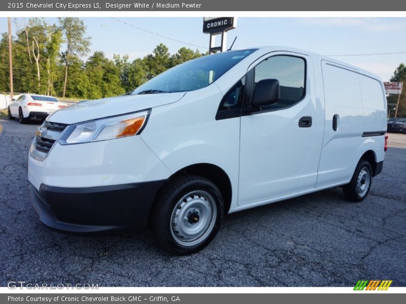 Designer White / Medium Pewter 2015 Chevrolet City Express LS