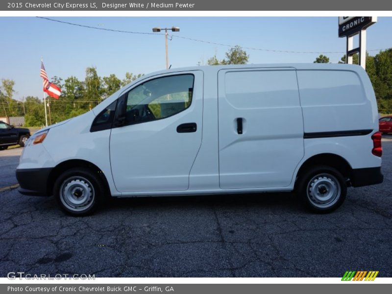 Designer White / Medium Pewter 2015 Chevrolet City Express LS
