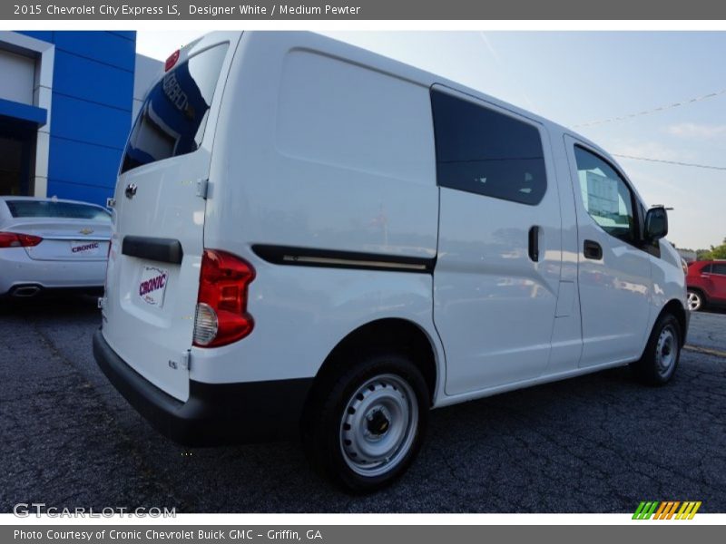 Designer White / Medium Pewter 2015 Chevrolet City Express LS