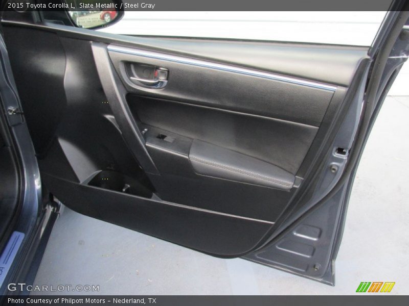 Slate Metallic / Steel Gray 2015 Toyota Corolla L