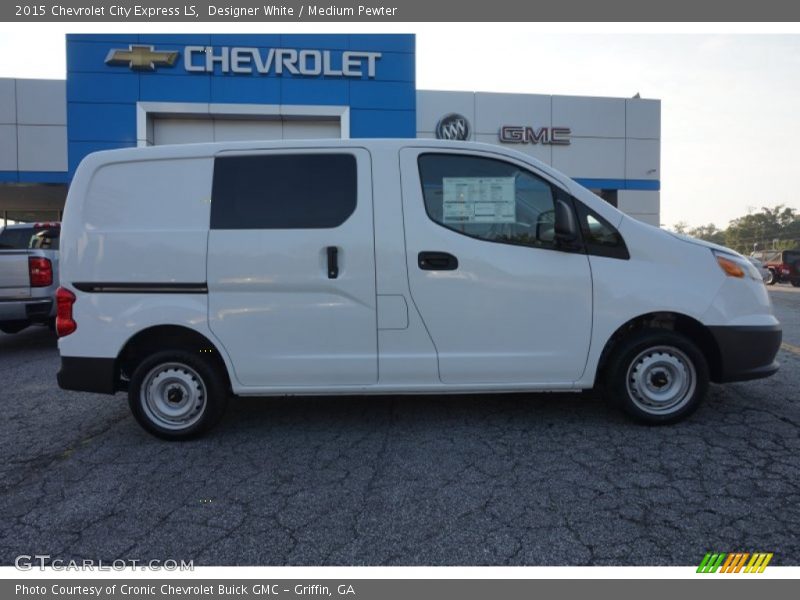 Designer White / Medium Pewter 2015 Chevrolet City Express LS