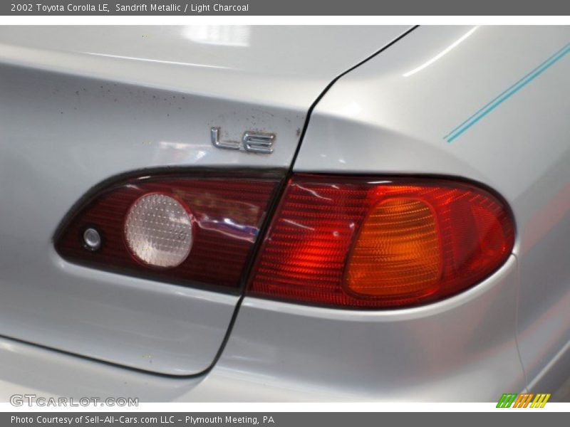 Sandrift Metallic / Light Charcoal 2002 Toyota Corolla LE