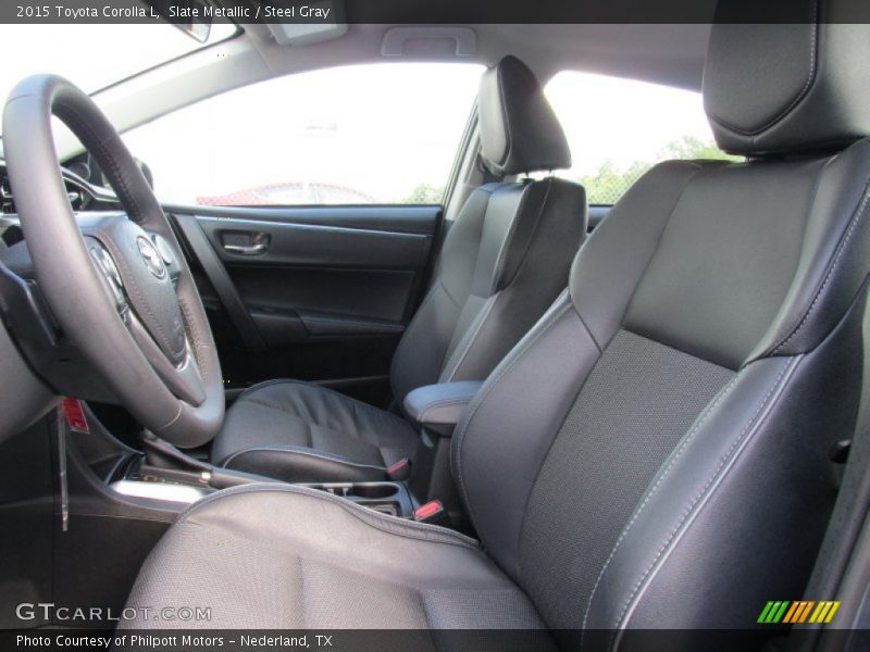 Slate Metallic / Steel Gray 2015 Toyota Corolla L