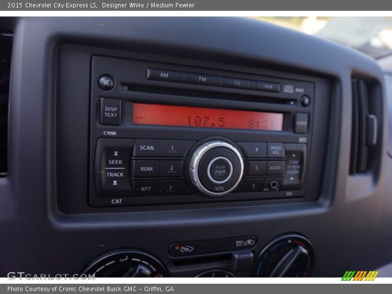 Designer White / Medium Pewter 2015 Chevrolet City Express LS