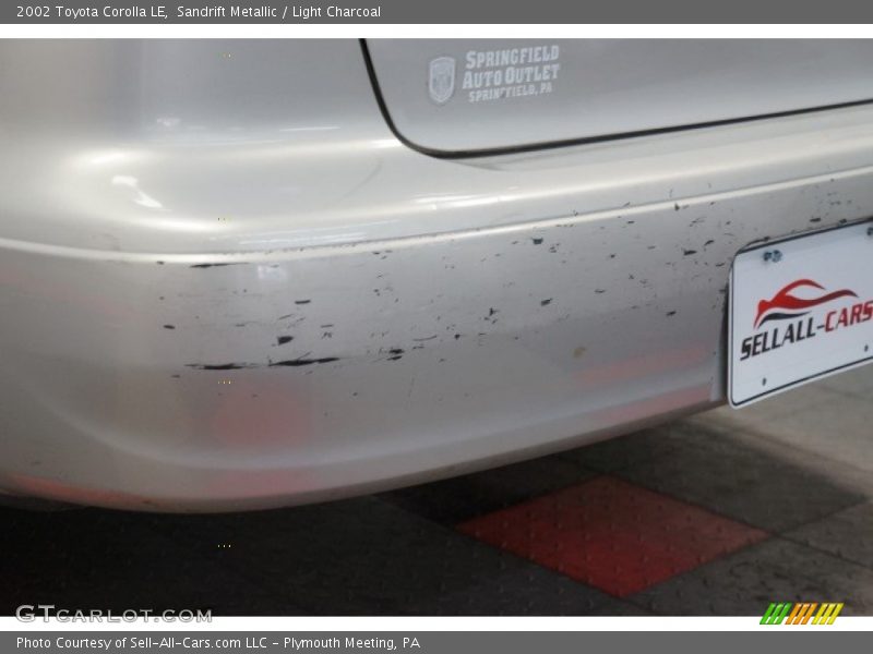 Sandrift Metallic / Light Charcoal 2002 Toyota Corolla LE