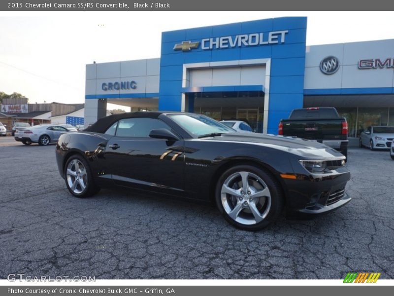 Black / Black 2015 Chevrolet Camaro SS/RS Convertible