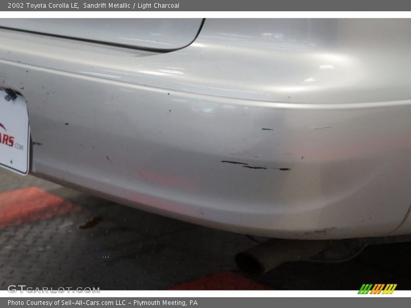 Sandrift Metallic / Light Charcoal 2002 Toyota Corolla LE