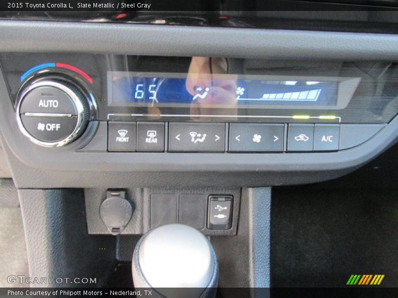 Slate Metallic / Steel Gray 2015 Toyota Corolla L