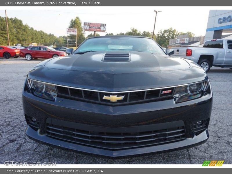 Black / Black 2015 Chevrolet Camaro SS/RS Convertible