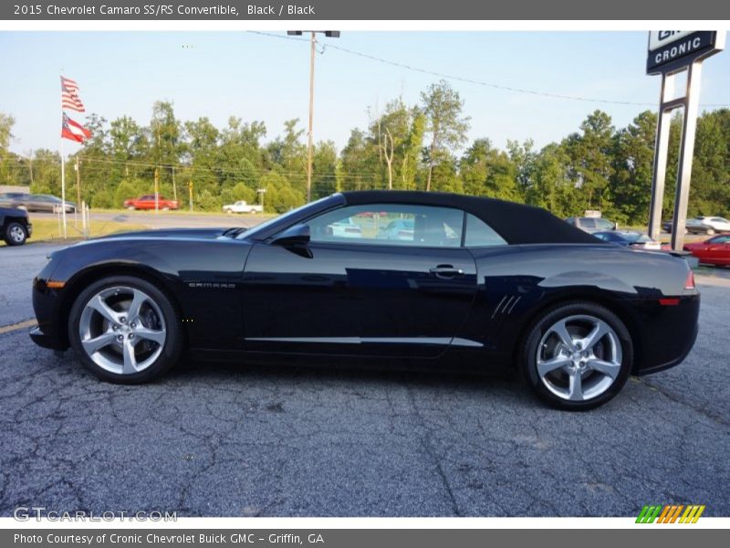 Black / Black 2015 Chevrolet Camaro SS/RS Convertible