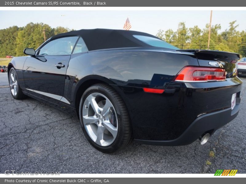 Black / Black 2015 Chevrolet Camaro SS/RS Convertible