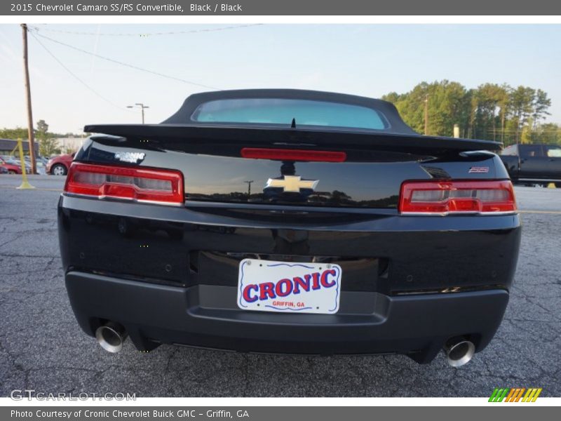 Black / Black 2015 Chevrolet Camaro SS/RS Convertible