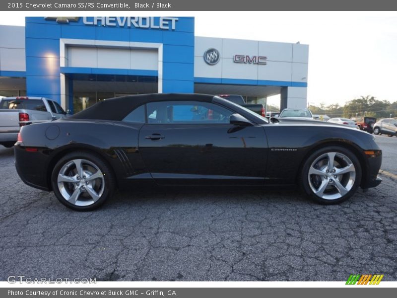 Black / Black 2015 Chevrolet Camaro SS/RS Convertible