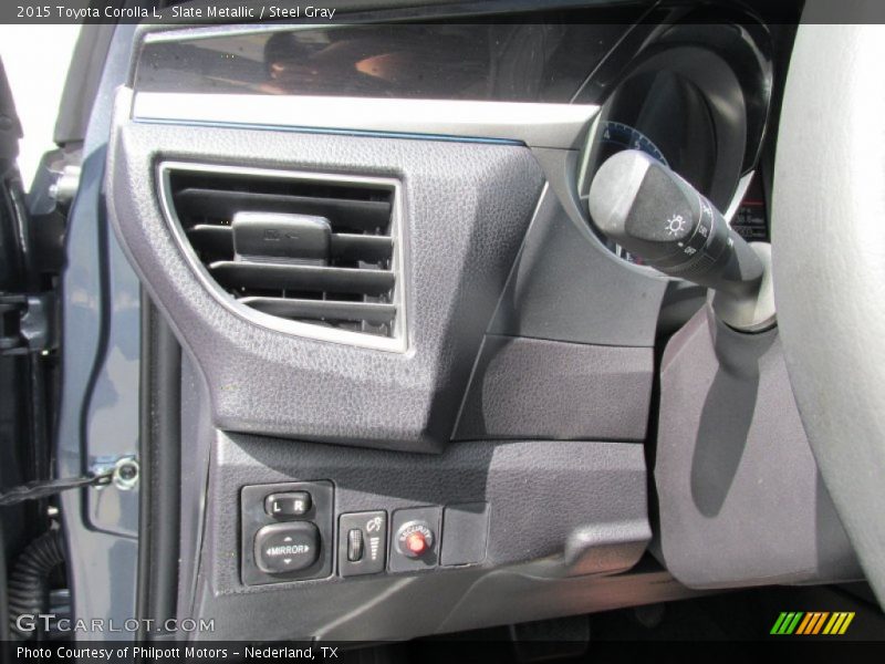 Slate Metallic / Steel Gray 2015 Toyota Corolla L