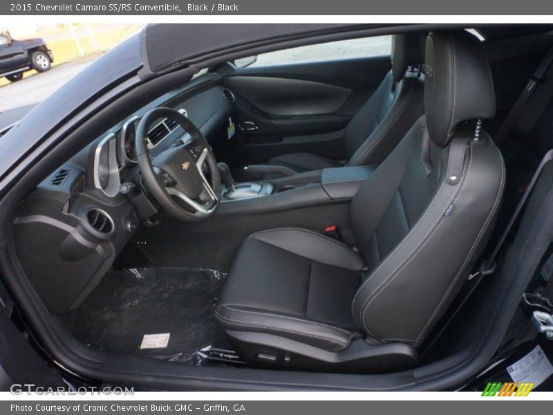  2015 Camaro SS/RS Convertible Black Interior