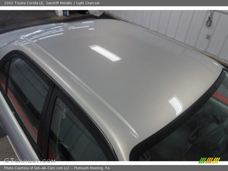 Sandrift Metallic / Light Charcoal 2002 Toyota Corolla LE