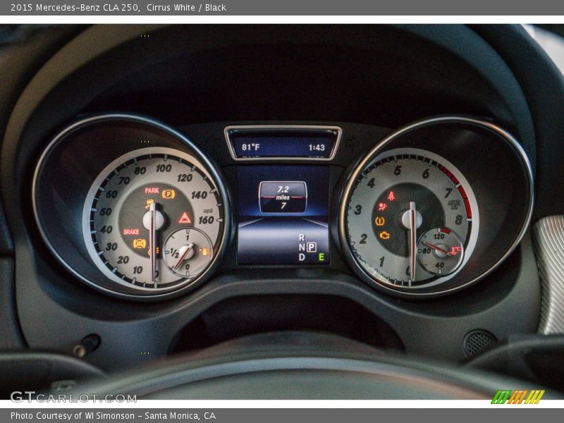 Cirrus White / Black 2015 Mercedes-Benz CLA 250