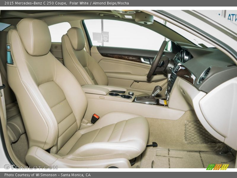 2015 C 250 Coupe Almond Beige/Mocha Interior