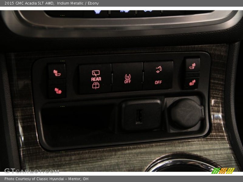 Iridium Metallic / Ebony 2015 GMC Acadia SLT AWD