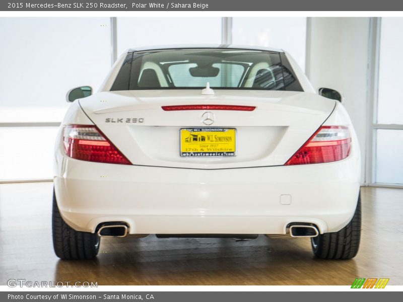 Polar White / Sahara Beige 2015 Mercedes-Benz SLK 250 Roadster