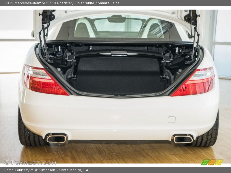 Polar White / Sahara Beige 2015 Mercedes-Benz SLK 250 Roadster