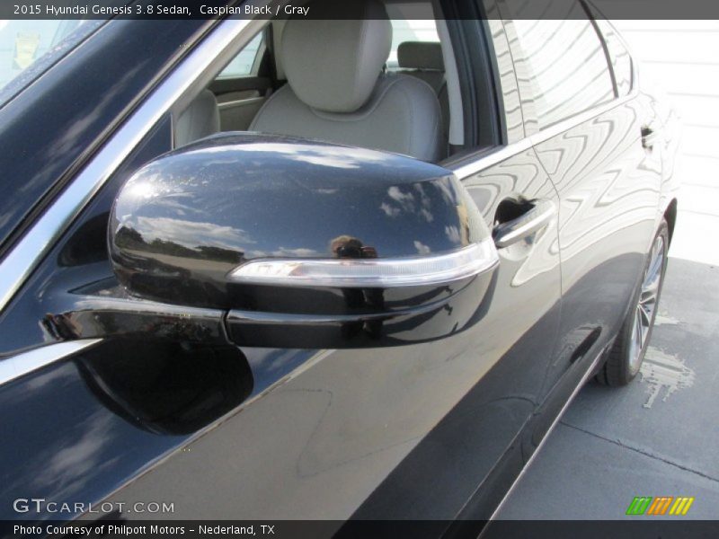Caspian Black / Gray 2015 Hyundai Genesis 3.8 Sedan