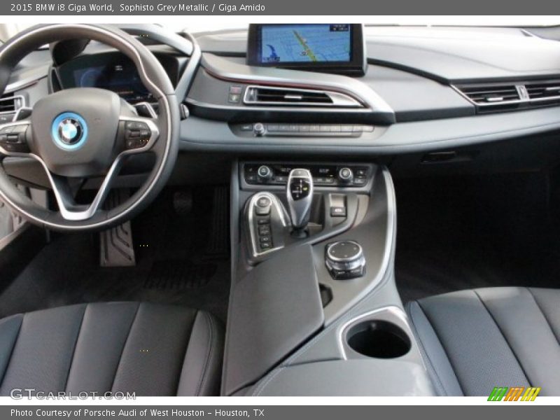 Dashboard of 2015 i8 Giga World