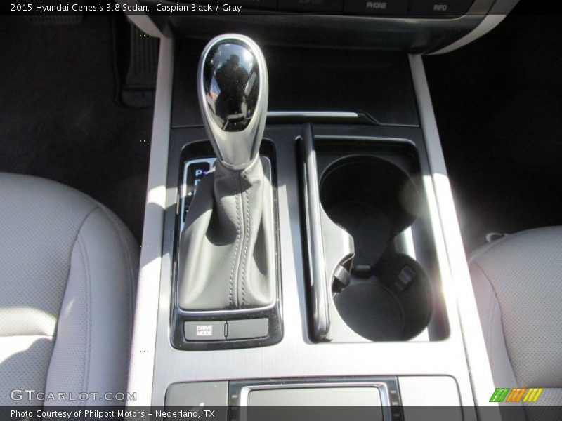 Caspian Black / Gray 2015 Hyundai Genesis 3.8 Sedan