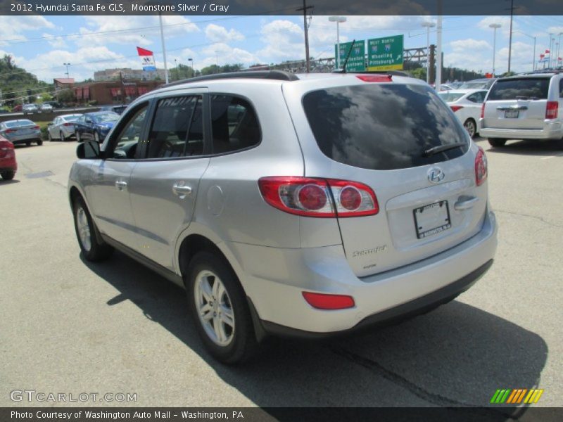 Moonstone Silver / Gray 2012 Hyundai Santa Fe GLS