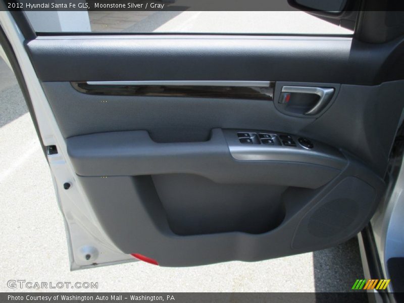 Moonstone Silver / Gray 2012 Hyundai Santa Fe GLS