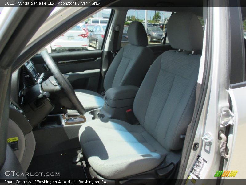 Moonstone Silver / Gray 2012 Hyundai Santa Fe GLS