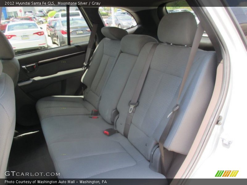 Moonstone Silver / Gray 2012 Hyundai Santa Fe GLS