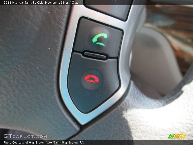 Moonstone Silver / Gray 2012 Hyundai Santa Fe GLS