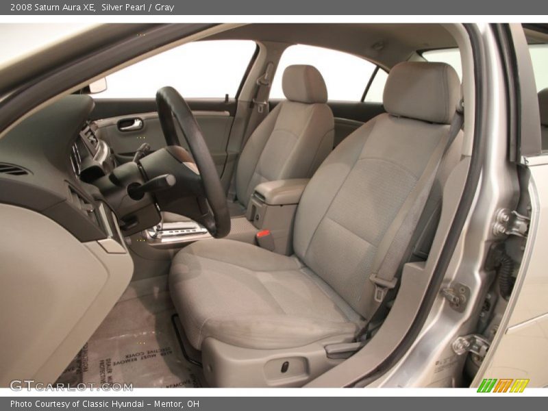 Front Seat of 2008 Aura XE