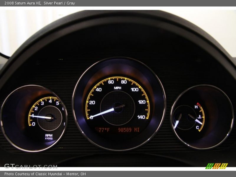  2008 Aura XE XE Gauges