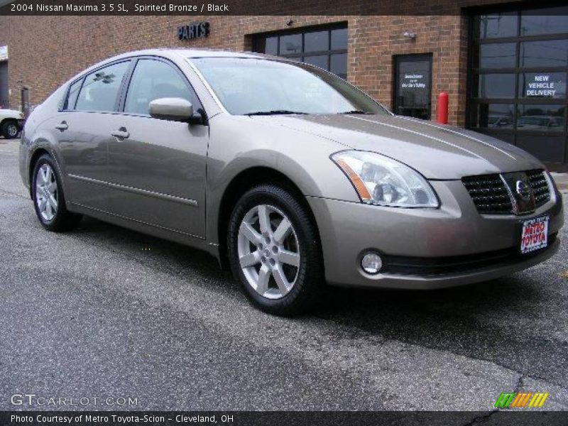 Spirited Bronze / Black 2004 Nissan Maxima 3.5 SL
