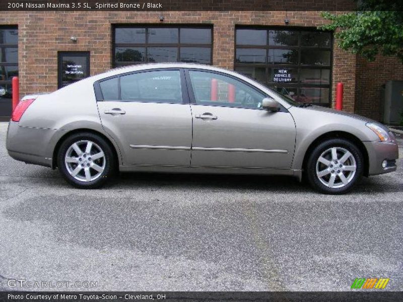 Spirited Bronze / Black 2004 Nissan Maxima 3.5 SL