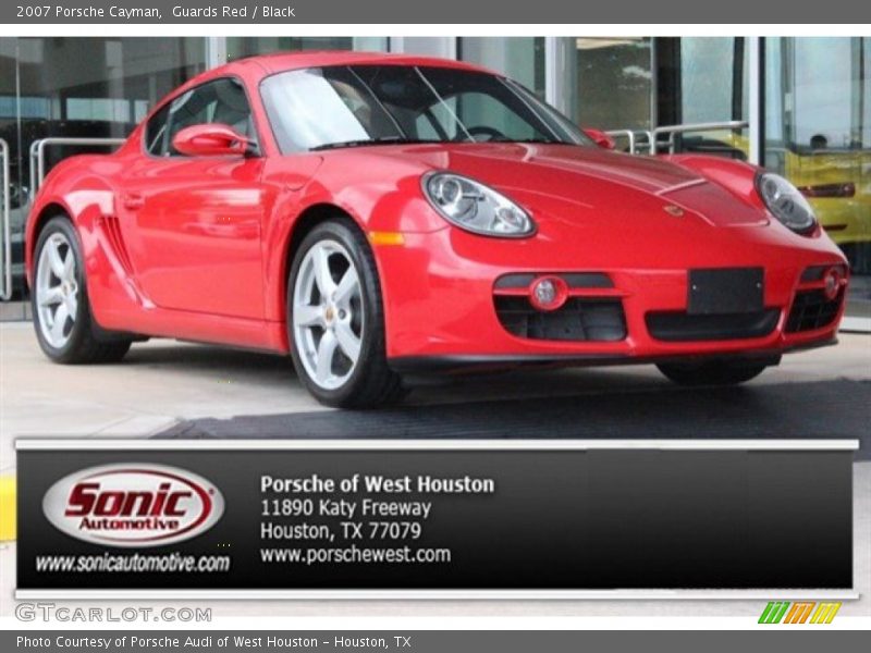 Guards Red / Black 2007 Porsche Cayman