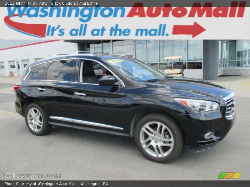 Black Obsidian / Graphite 2013 Infiniti JX 35 AWD