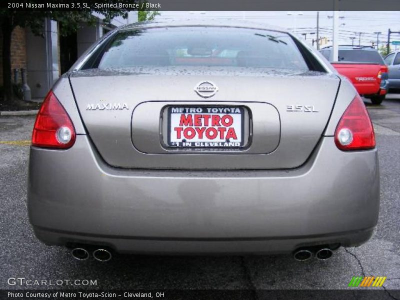 Spirited Bronze / Black 2004 Nissan Maxima 3.5 SL