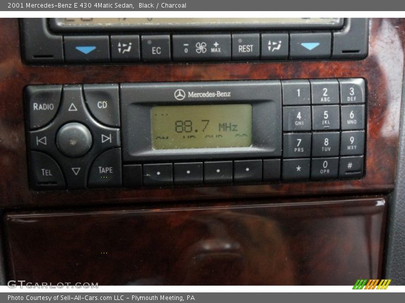 Audio System of 2001 E 430 4Matic Sedan
