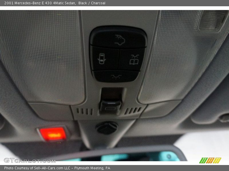 Controls of 2001 E 430 4Matic Sedan